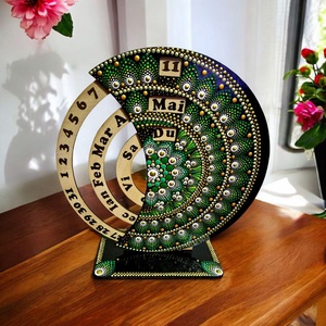 Blank Calendar Perpetuu pentru decorare cu puncte Mandala - casă & stil de viață - accesorii pentru decorat casa - decorațiuni cu tematică spirituală - mandala - Artynos.ro