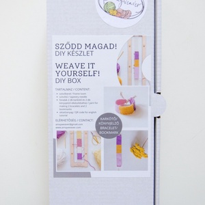 Teseti singur! Kit DIY - Brățară și semn de carte - diy - pregătește-ți singur - pachete diy, kituri - Artynos.ro