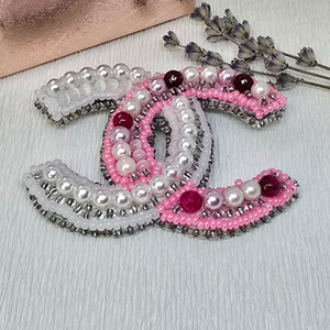 Broșă handmade  Double Charm Pin - bijuterii - broșă, insigne - insigne - Artynos.ro