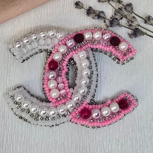 Broșă handmade  Double Charm Pin - bijuterii - broșă, insigne - insigne - Artynos.ro