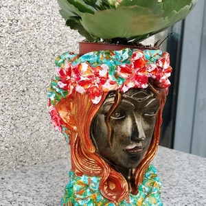 Vază ceramică , Arte vizuale și accesorii , Sculptură, Sculpturi și figurine din ceramică, Ceramică, Pictură, ARTYNOS