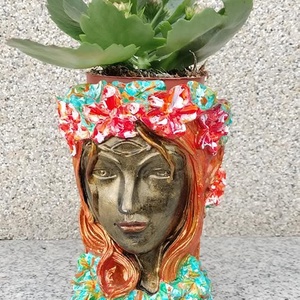 Vază din ceramică  - arte vizuale și accesorii  - sculptură - sculpturi și figurine din ceramică - Artynos.ro