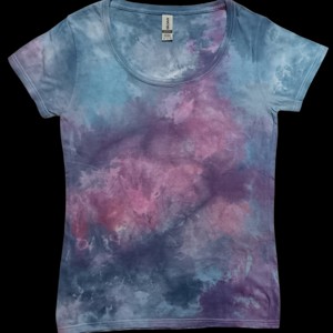 Batiked gat adanc femei T-shirt dimensiune S, , , ARTYNOS