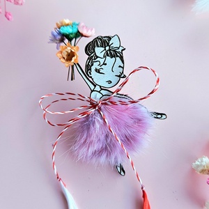 Broșă mărțișor Balerina - bijuterii - mărțișor - Artynos.ro