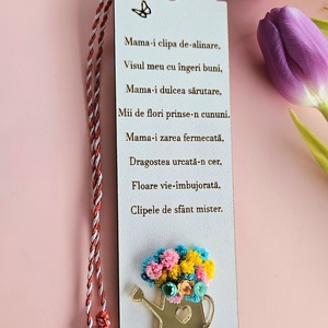 Mărțișor Semn de carte Poem pentru mama - bijuterii - mărțișor - Artynos.ro