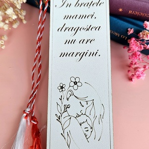 Mărțișor Semn de carte Mama - bijuterii - mărțișor - Artynos.ro