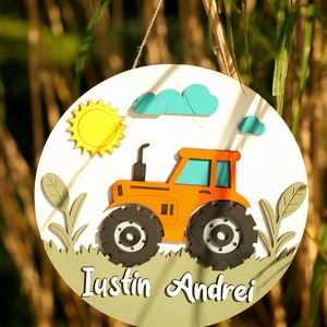 Plachetă decorativă cu nume - decor de sărbători - decorațiuni de paște - alte creații de paște - Artynos.ro