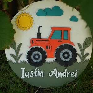 Plachetă decorativă cu nume - decor de sărbători - decorațiuni de paște - alte creații de paște - Artynos.ro