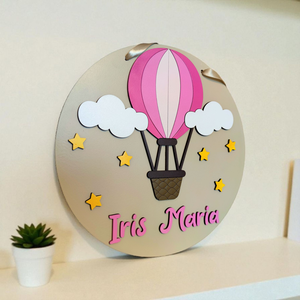 Plachetă decorativă cu nume - decor de sărbători - decorațiuni de paște - alte creații de paște - Artynos.ro