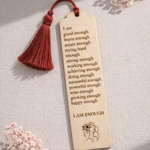 Semn de carte I am enough - Artynos.ro