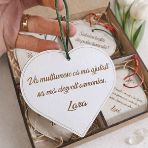 Cutie cadou doamne educatoare/învățătoare/profesoare - casă & stil de viață - mobilier artizanal - cuier - Artynos.ro