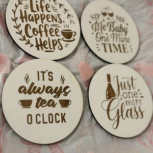 Coastere pahar personalizate - Artynos.ro