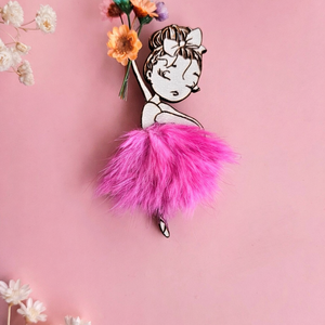 Broșă Balerină - bijuterii - broșe - Artynos.ro