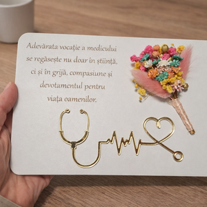 Plachetă decorativă Medic - casă & stil de viață - decorațiuni de casă - decorațiuni de pereți - placă decorativă - Artynos.ro