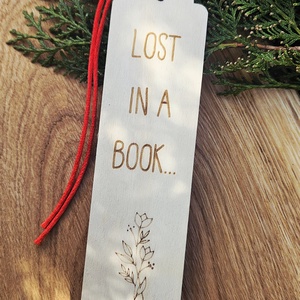 Semn de carte Lost in a book, Carti si creatii cu tematica muzicala, cadouri, Semn de carte, Gravare, pirogravura, ARTYNOS