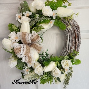 Set aranjament de primavara Coronita primavara Aranjament cu flori primavara - casă & stil de viață - accesorii pentru decorat casa - ornamente - Artynos.ro