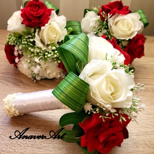 Buchet pentru domnisoare de onoare - accesorii nuntă - buchet mireasă  - Artynos.ro