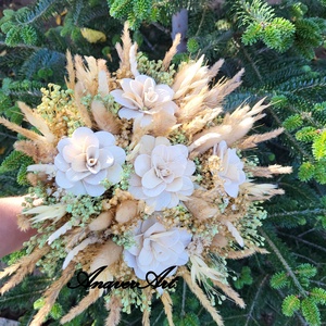 Buchet de Mireasa/Nasa - accesorii nuntă - materiale decor pentru nuntă - lumânări de nuntă și suport lumânări - Artynos.ro