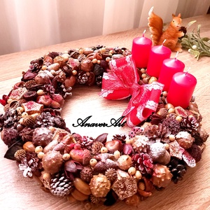 Aranjament de Craciun cu lumanari Coronita de Advent - Artynos.ro