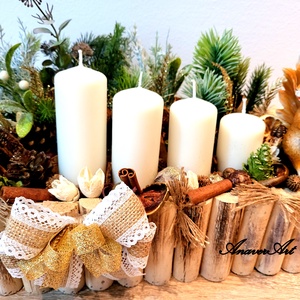 Aranjament de Craciun cu lumanari - crăciun - decorațiuni de advent - decor pentru masa de advent - Artynos.ro Aranjament de Craciun cu lumanari - crăciun - decorațiuni de advent - decor pentru masa de advent - Artynos.ro