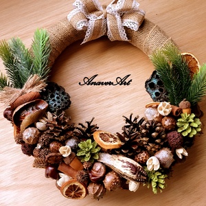 Coronita de Craciun - crăciun - decorațiuni de crăciun de casă - decorațiuni pentru ușă de crăciun - Artynos.ro