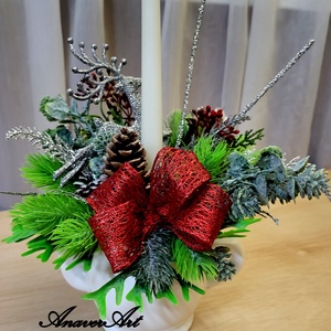 Aranjament de Craciun cu lumanare - Artynos.ro