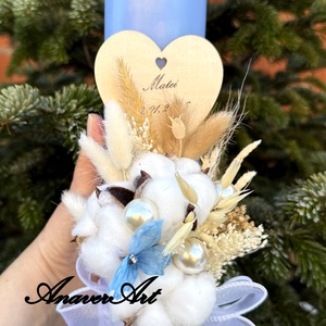 Lumanare botez pentru baietel, Jucarii si echipamente pentru copii, Daruri de botez, , ARTYNOS