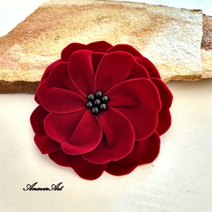 Brose catifea - bijuterii - broșe - Artynos.ro