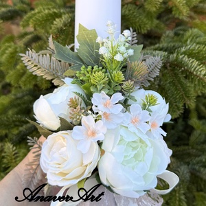 Lumanare de cununie Lumanare nunta - accesorii nuntă - materiale decor pentru nuntă - lumânări de nuntă și suport lumânări - Artynos.ro