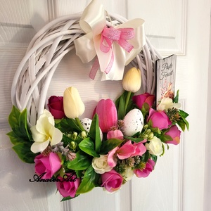 Set aranjament de primavara - decor de sărbători - decorațiuni de paște - decor masă de paște - Artynos.ro