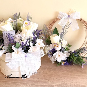 Set aranjament de primavara - decor de sărbători - decorațiuni de paște - decor masă de paște - Artynos.ro