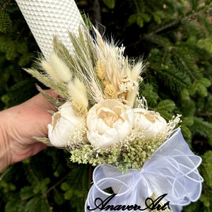 Lumanare de nunta/botez - accesorii nuntă - materiale decor pentru nuntă - lumânări de nuntă și suport lumânări - Artynos.ro