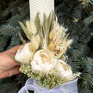 Lumanare de nunta/botez - accesorii nuntă - materiale decor pentru nuntă - lumânări de nuntă și suport lumânări - Artynos.ro