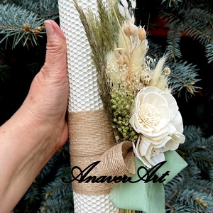 Lumanare de nunta/botez - accesorii nuntă - materiale decor pentru nuntă - lumânări de nuntă și suport lumânări - Artynos.ro