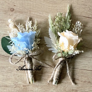 Cocarde nunta / Flori de pus in piept nunta - accesorii nuntă - materiale decor pentru nuntă - decorațiuni nuntă - Artynos.ro