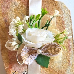 Flori de nunta/Cocarde /Bratari - accesorii nuntă - materiale decor pentru nuntă - decorațiuni nuntă - Artynos.ro