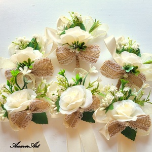 Flori de nunta/Cocarde /Bratari, Accesorii nunta, Materiale decor pentru nunta, Decoratiuni nunta, , Bratari nunta si cocarde nunta(flori de pus in piept) sunt deosebite si practice,din flori artifici..., ARTYNOS