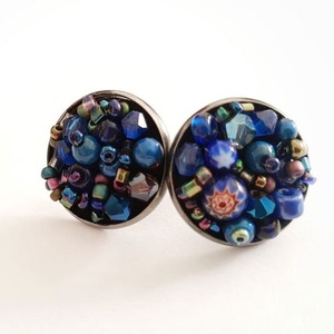 Cercei Midnight Garden - bijuterii - cercei - cercei cu figurine - Artynos.ro