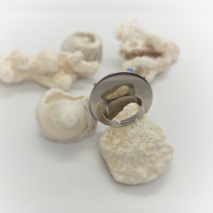 Inel statement Twilight Blue - bijuterii - inele - inele statement - Artynos.ro