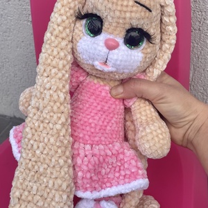 Iepure crosetat , Jucarii si echipamente pentru copii, Plusuri, Papusa crosetata, papusa de plus, Crosetat, ARTYNOS