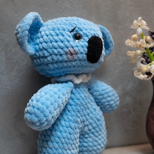 Urs Koala croșetat personalizabil - jucării și echipamente pentru copii - plușuri - păpușă croșetată, păpușă de pluș - Artynos.ro