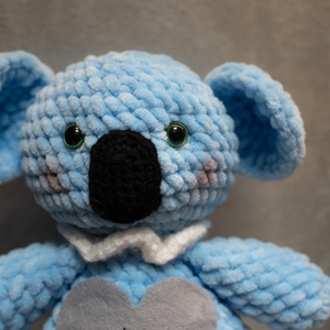 Urs Koala croșetat personalizabil - jucării și echipamente pentru copii - plușuri - păpușă croșetată, păpușă de pluș - Artynos.ro