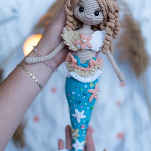 Sirena Aura, Jucarii si echipamente pentru copii, Plusuri, Papusa crosetata, papusa de plus, , ARTYNOS