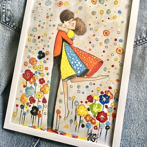 Tablou pictură Love in Color - casă & stil de viață - decorațiuni de casă - picturi murale - tablouri/picturi pe pânză - Artynos.ro