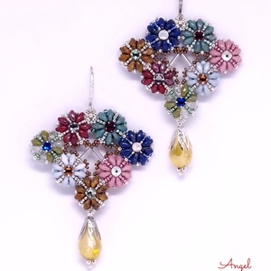 Cercei CRYSTAL FLOWERS - Artynos.ro