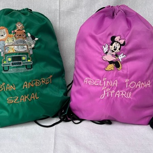 Săculeț personalizat pentru creșă/grădiniță - jucării și echipamente pentru copii - saci și seturi pentru copii - semne de grădiniță - Artynos.ro