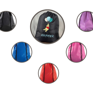 Saculet personalizat pentru cresa/gradinita, Jucarii si echipamente pentru copii, Saci si seturi pentru copii, Semne de gradinita, Broderie, ARTYNOS