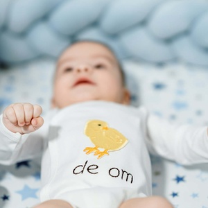 Body Pui de om, Imbracaminte si moda, Haine bebelusi si copii, Body bebelusi, Broderie, ARTYNOS