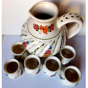 Set frumos de ceramică Wechsler din Austria - casă & stil de viață - echipamente de bucătărie - accesorii de servire - pahare de vin - Artynos.ro