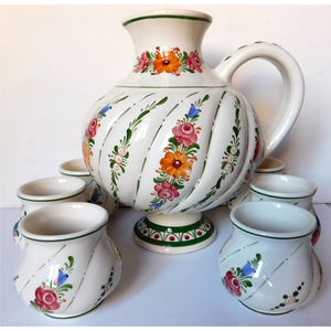 Set frumos de ceramică Wechsler din Austria - casă & stil de viață - echipamente de bucătărie - accesorii de servire - pahare de vin - Artynos.ro